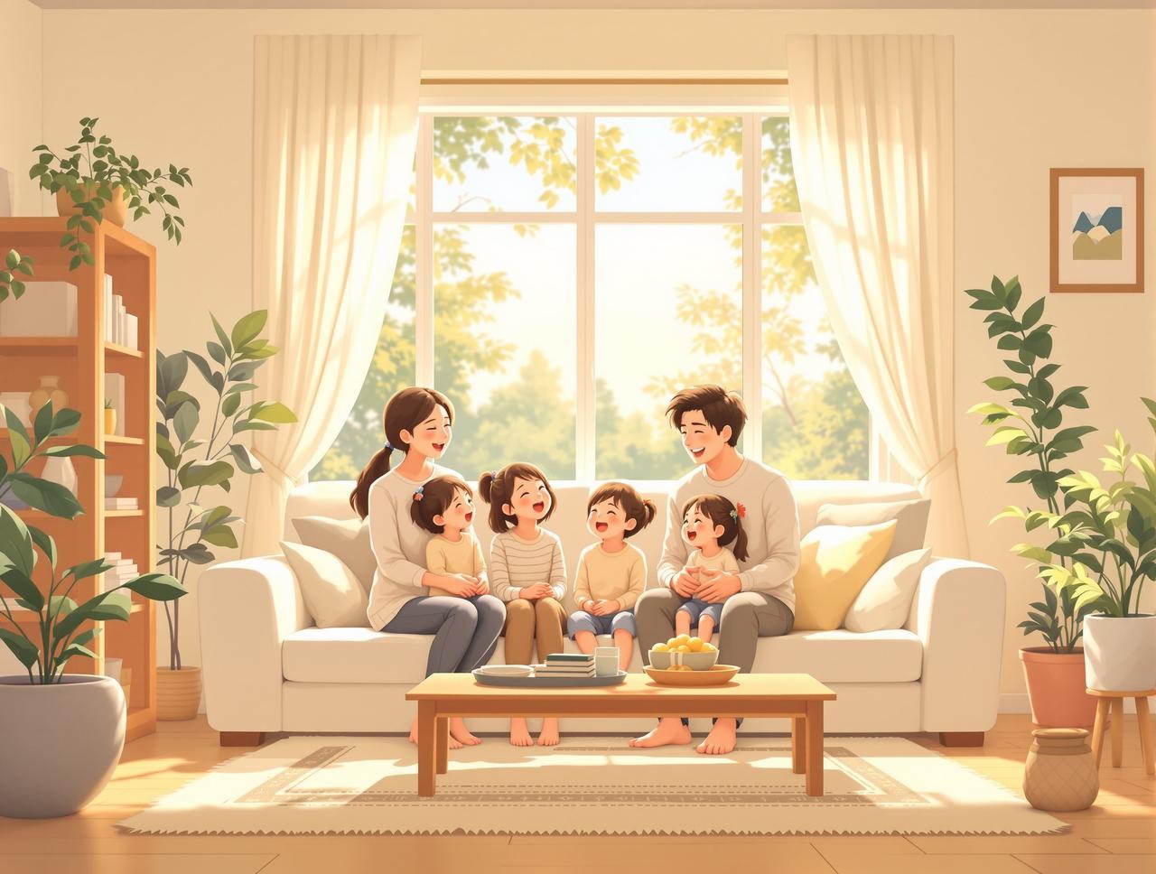红果网页作品 - 暖暖一家人